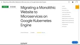 Migrating a Monolithic Website to Microservices on Google Kubernetes Engine