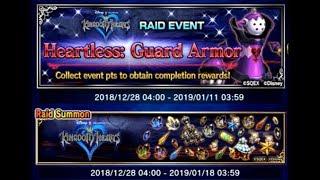 Kingdom Hearts Raid Event Heartless Guard Armor and Raid Summons FFBE