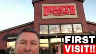 DULUTH TRADING COMPANY STORE VISIT- REVIEW VLOG