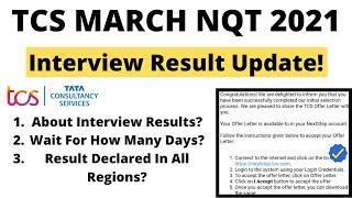 TCS March NQT Interview Result Update! | How to Check Important Updates Clear All Doubts #tcsnqt2021