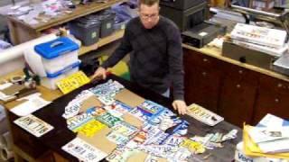 USA License Plate Map - attaching the plates.MOV