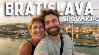 ULTIMATE 24 Hours in BRATISLAVA SLOVAKIA - Devin Castle, Slovak Food, & MORE (SLOVAKIA SURPRISED US)