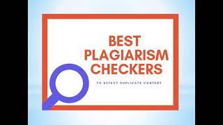 Best Plagiarism Checker for Research Papers and Thesis