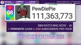 PewDiePie glitch on top 50 live subscriber count