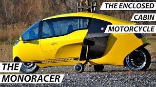 The MonoRacer Cabin Motorcycle | Powerful As A Superbike, Silent Than A Scooter