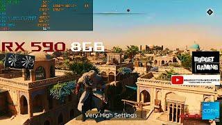 Assassin's Creed Mirage | RX 590 8GB + i5-14400F | FPS Test | All Settings