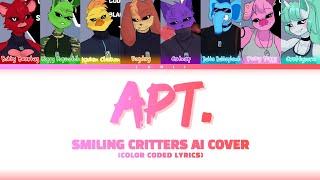 [AI Cover] Smiling Critters - APT. (Color Coded Lyrics)