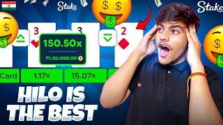 Hitting MaxWin On HiLo - Best HiLo Session On Stake | Stake low balance strategy | Stake strategy