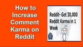 How to Raise Reddit karma r/ in 5 min for Beginners( askreddit)