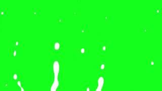 Free liquid green screen transition