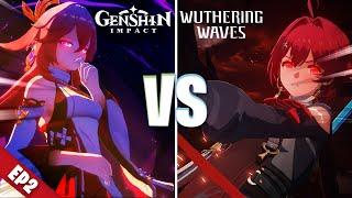 Combat in Genshin VS Combat in Wuthering Waves.