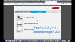 Fronius solarweb | Anlagenüberwachung (Datamanager 2.0)