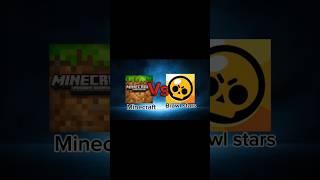 Minecraft Vs Brawl Stars #trending #minecraft #shorts