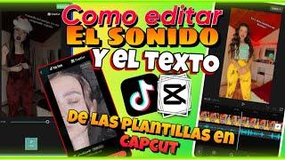 COMO CAMBIARLE EL AUDIO A UNA PLANTILLA De capcut (TIKTOK)/ Como poner otra música!