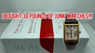 I bought 30 pounds of mystery junk watches on eBay