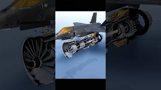 How's Work F35 Engine? #brainhook #turbofan