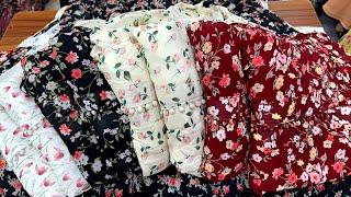 সবচেয়ে সুন্দর ফ্লোরাল হিজাব গাউন | Floral hijab/long dress collection 2024 #shopping_guide