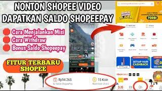 SHOPEE VIDEO || NONTON SHOPEE VIDEO DAPATKAN UANG || CARA BELI PULSA HASIL NONTON SHOPEE VIDEO