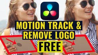 How to Motion Track and Remove a Logo in DaVinci Resolve FREE Version