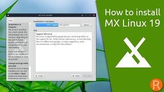 How to install MX Linux 19.