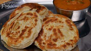 Bun Parotta Recipe/ Madurai Style Bun Parotta/ Parotta Recipe