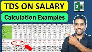 TDS on Salary Calculator | Calculation of TDS on Salary | Tax Deduction at Source