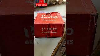 Unboxing of lock set and key of hero splendor plus/pro.