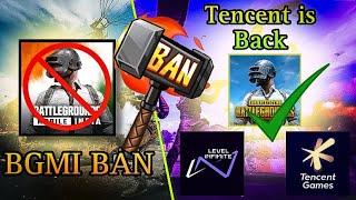 BGMI BAN again ? | Finaaly Tencent is back in India| old Pubg mobile soon |