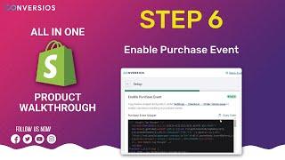 Step 6 Enable Checkout and Purchase events