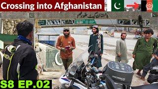 Crossing into Afghanistan  S8 EP.02  | Torkham Border | Pakistan to Japan Motorcycle Tour