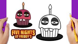 How To Draw Five Nights at Freddy's - Cupcake
