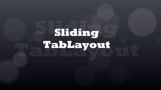 Sliding tablayout Tutorial- android