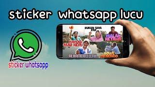 Stiker wa lucu, sticker on video, stiker meme lucu