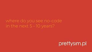 where do you see no-code in 5 - 10 years?