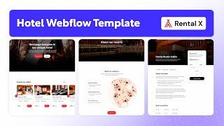 Hotel Website Template | Rental X - BRIX Templates