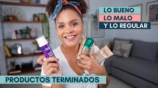 PRODUCTOS DE BELLEZA TERMINADOS | LO QUE VOLVERÍA A COMPRAR Y LO QUE NO