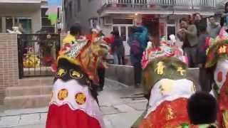 ting kok village 汀角村 Chinese Unicorn Dance 1 2012