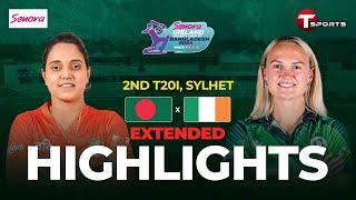 Extended Highlights | Bangladesh Women vs Ireland Women | 2nd T20i | T Sports