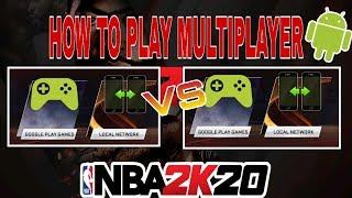 HOW TO PLAY MULTIPLAYER ON NBA 2K20 ANDROID