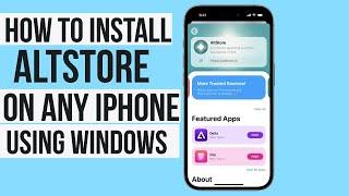 How To Install AltStore On iPhone/iPad With Windows (2024)