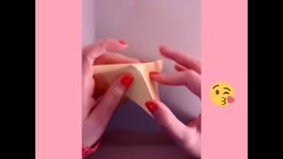 Como hacer una mariposa origami || IMakeItEasy 