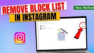 How to Remove Block list in Instagram 2024 (PC & Laptop)