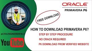 HOW TO DOWNLOAD PRIMAVERA P6 FOR FREE | NO CRACK | P6 | FREE INSTALLATION | FOR BEGINNERS | ORACLE