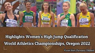 Highlights Women's High Jump Qualification World Athletics Championships, Oregon 2022