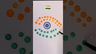 Tricolor mixing 🟠🟢 || National flag model  #shorts #ytshorts #art #creative