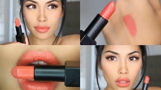 NARS CATHERINE Audacious Lipstick Swatch Review Tutorial