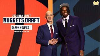 Denver Nuggets Select DaRon Holmes II In The First Round | 2024 NBA Draft