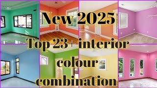 Top 23+ interior colour combination 2025 best interior colour design ideas #colors #homedecor #paint