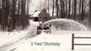 WoodMaxx SB-60 ($2,295.00) PTO Snow Blower 2014 Action Video