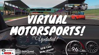 Virtual Motorsports VR Gameplay - Sidequest DEMO Oculus Quest 2 Gameplay NEW UPDATE